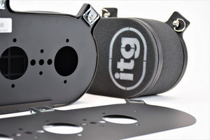 ITG JC90 Megaflow Filter & Baseplate – Straight Sided – Black Frame