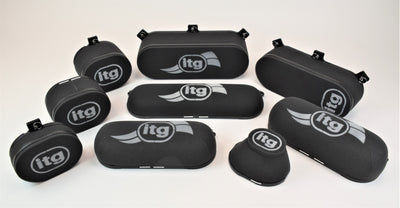 ITG JC20 Megaflow Filter – 40mm – Straight Sided – Black Frame