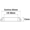 ITG Accessories ST48 Stubby Bolt-on Flange